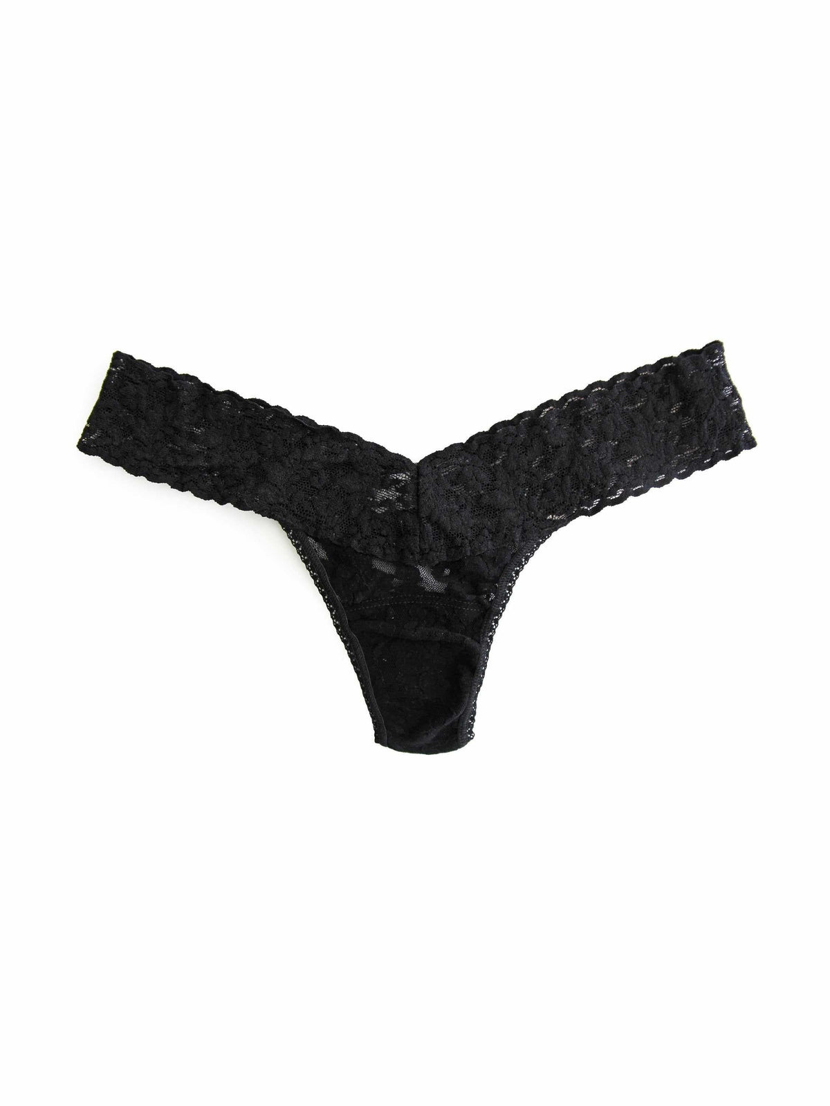 Signature Lace® Low Rise Thong Black - Hanky Panky