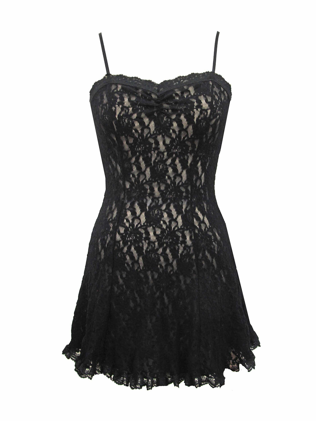 Signature Lace® Cigarette Girl Chemise Black - Hanky Panky