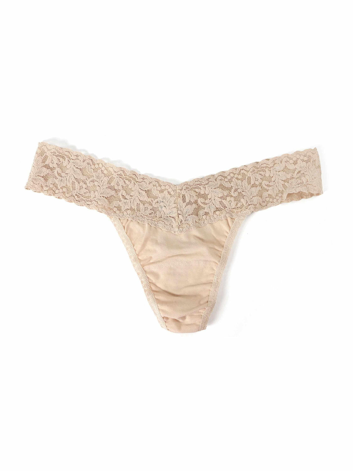 Supima® Cotton Low Rise Thong Chai - Hanky Panky