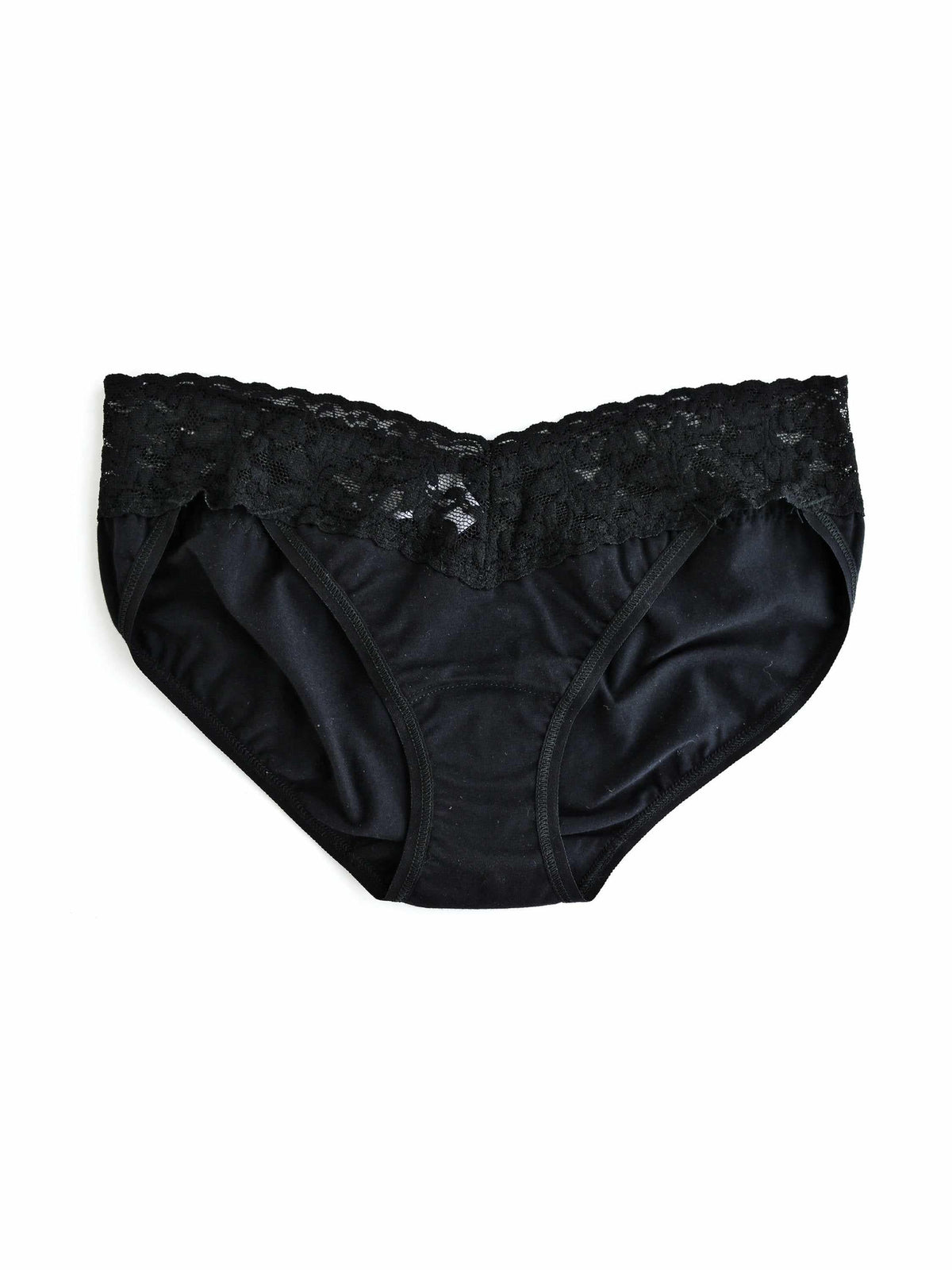 Supima® Cotton V-kini Black - Hanky Panky