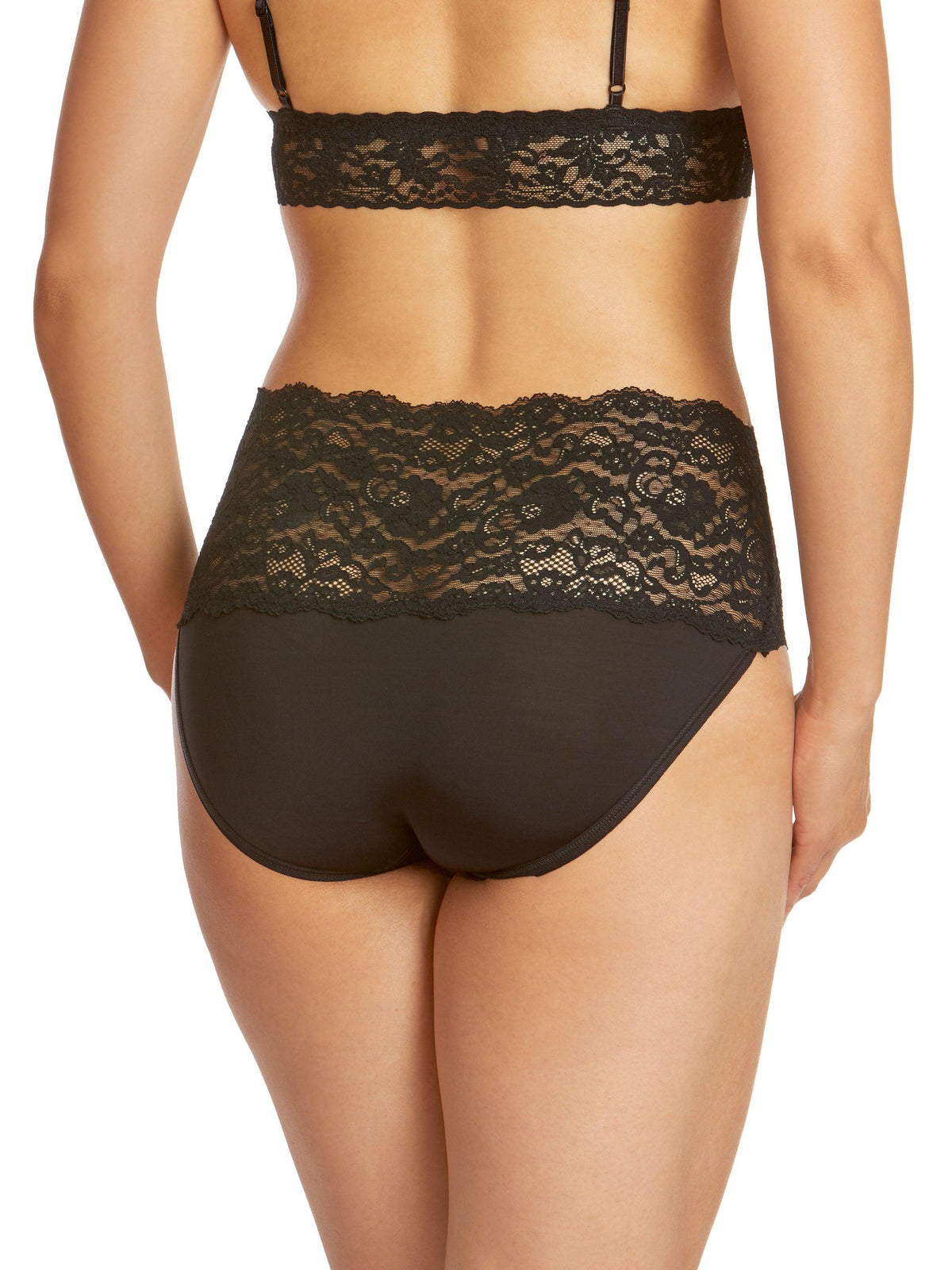 Silky Skin High Rise Panty Black - Hanky Panky