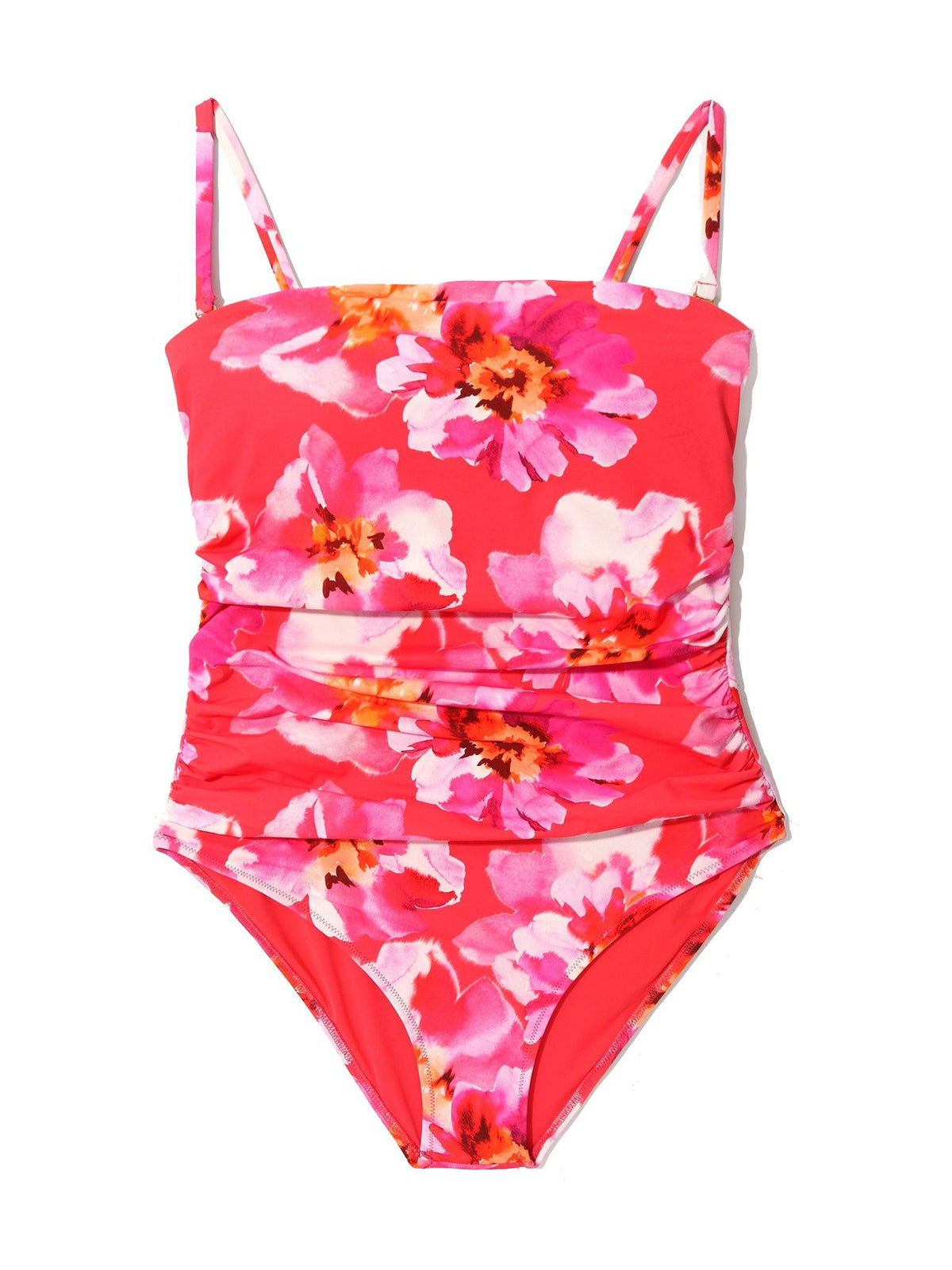 Bandeau One Piece Swimsuit Out Of Office Pink Sale - Hanky Panky