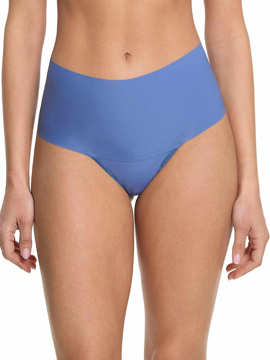 BreatheSoft™ High Rise Thong Rainy Day Blue - Hanky Panky
