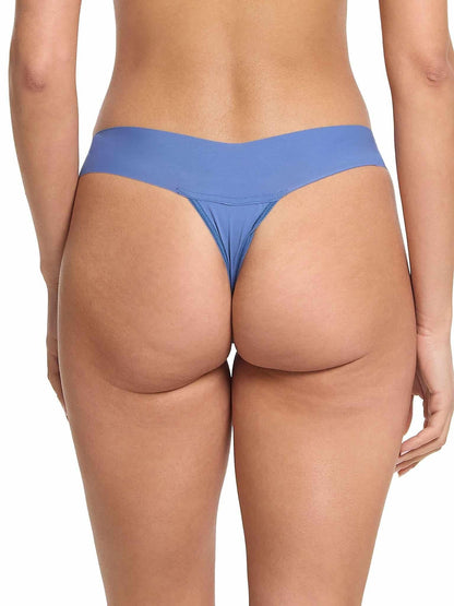 BreatheSoft™ Natural Rise Thong Rainy Day Blue - Hanky Panky