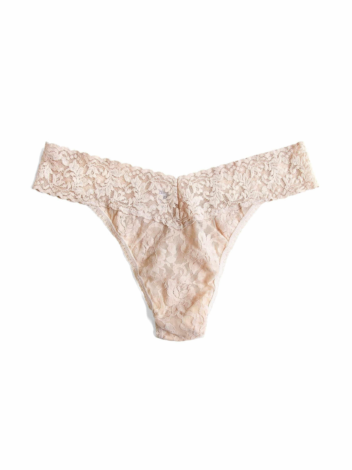 Signature Lace® Original Rise Thong Chai - Hanky Panky