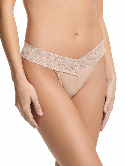 Supima® Cotton Original Rise Thong Chai - Hanky Panky