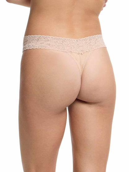 Supima® Cotton Original Rise Thong Chai - Hanky Panky