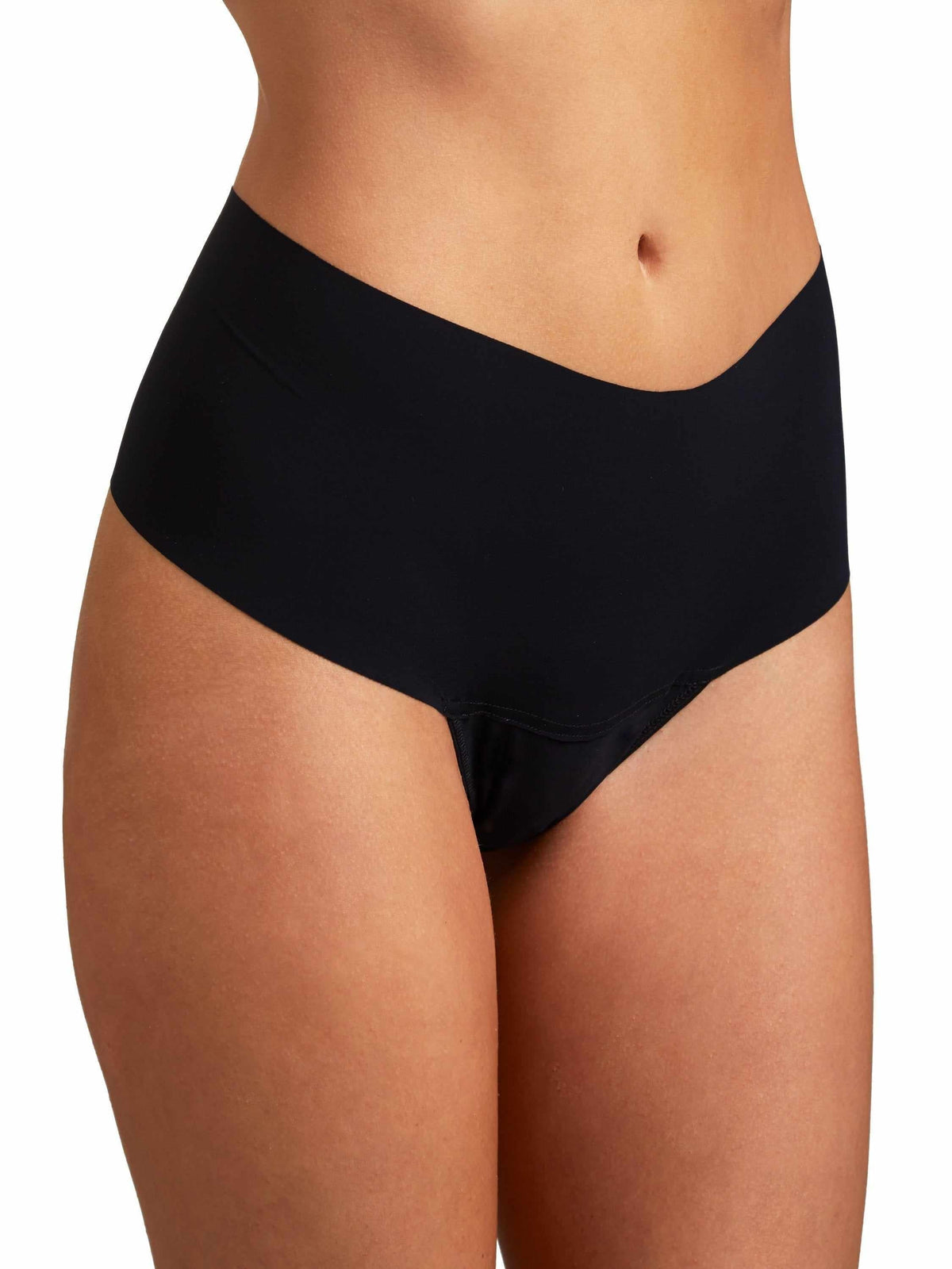 BreatheSoft™ High Rise Thong Black - Hanky Panky