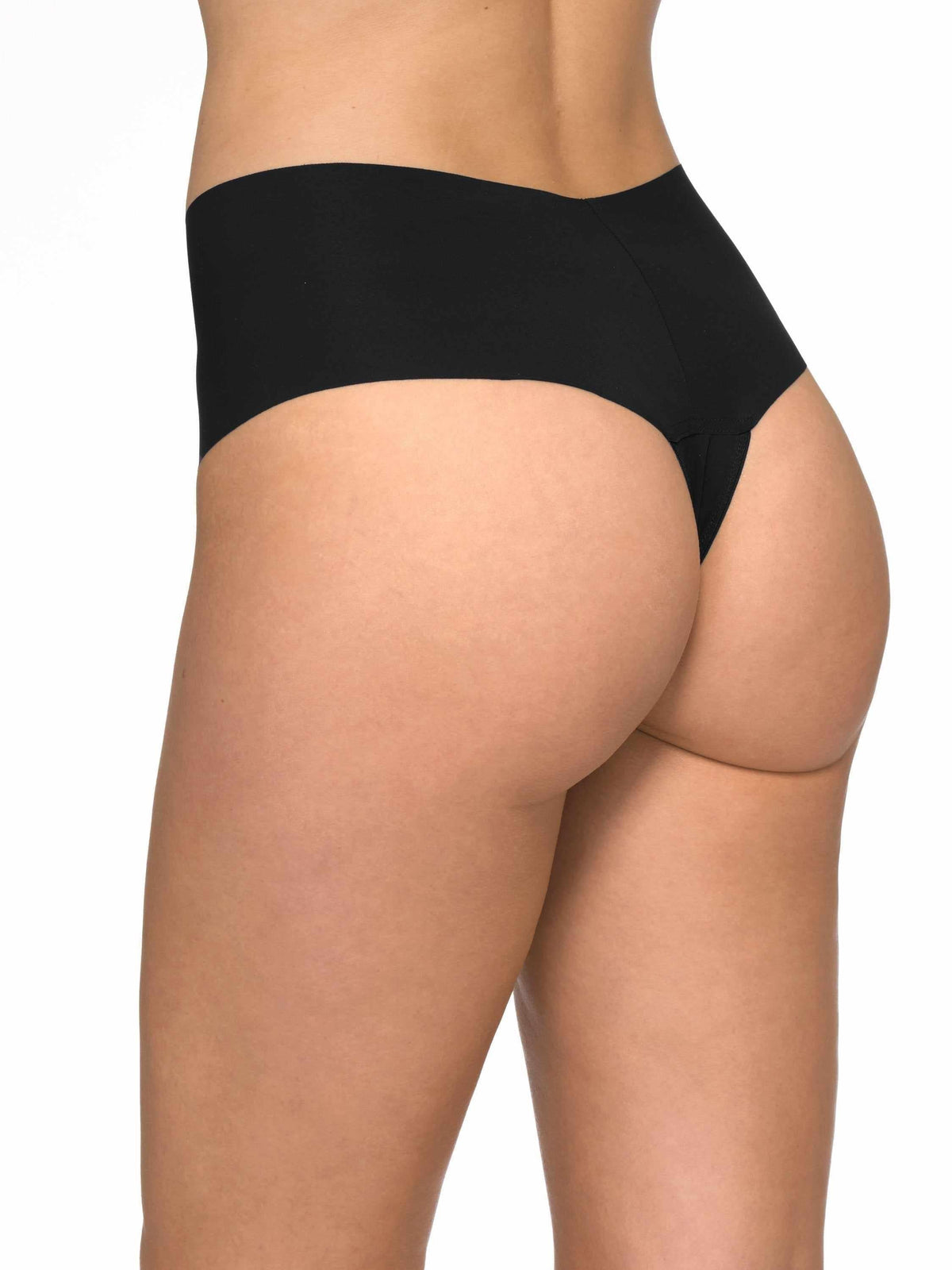 BreatheSoft™ High Rise Thong Black - Hanky Panky