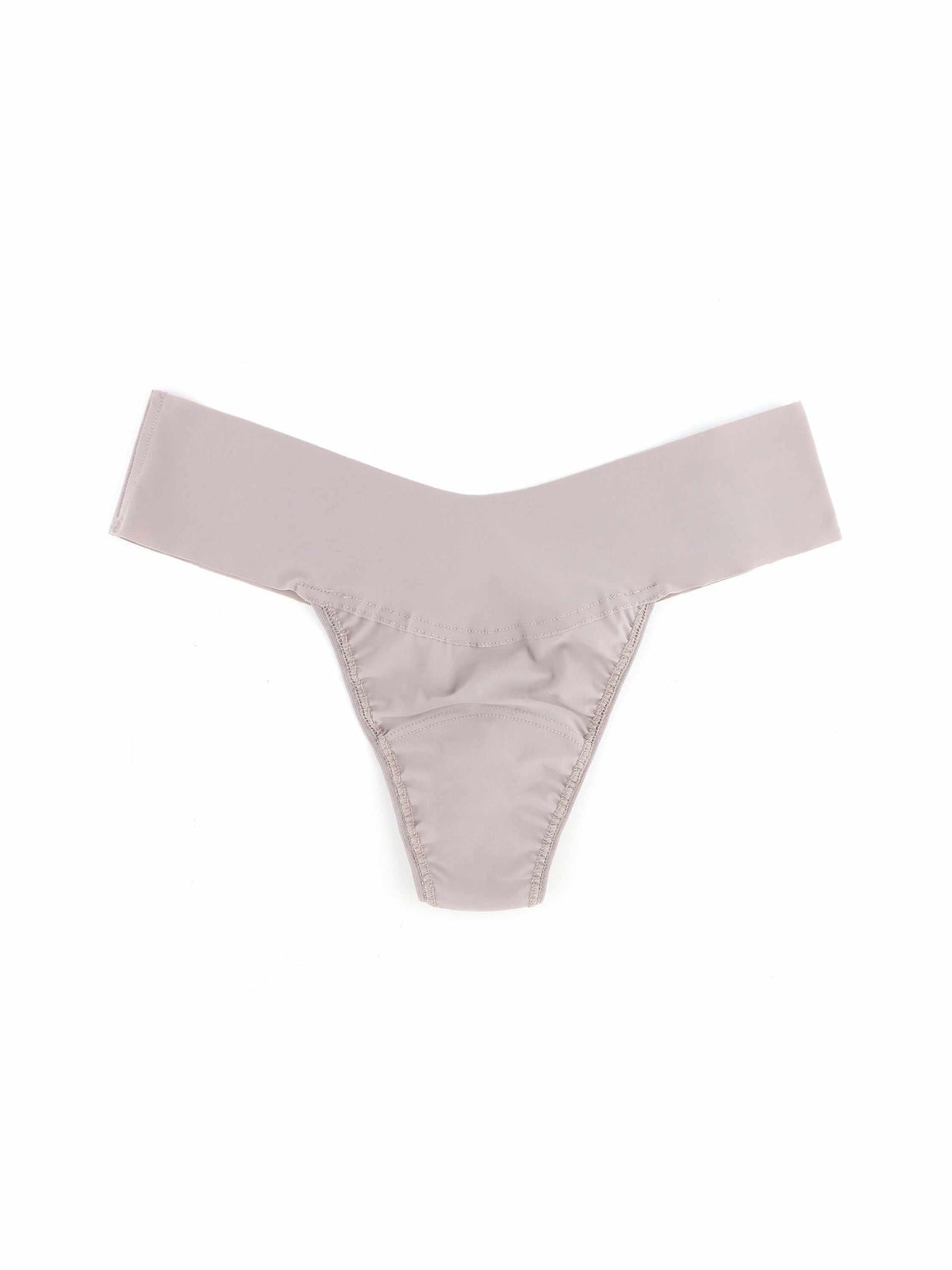 BreatheSoft™ Natural Rise Thong Evening Grey - Hanky Panky
