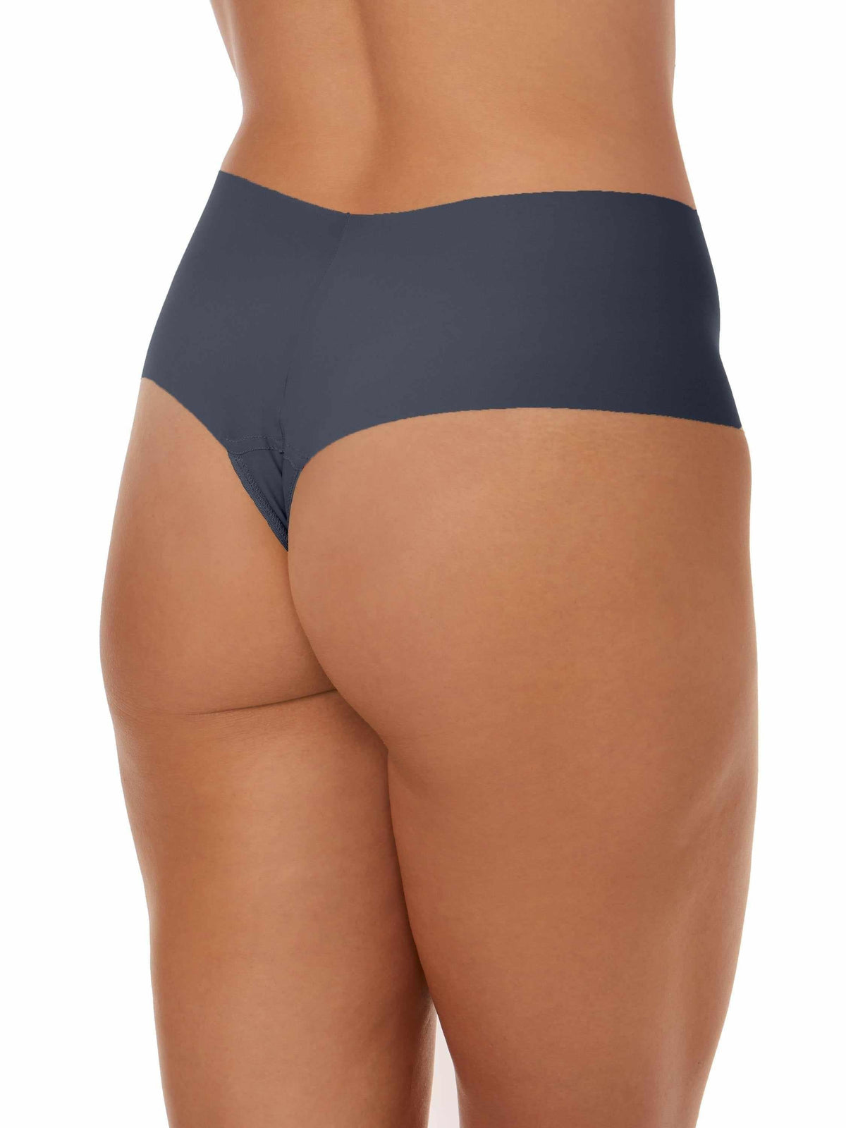 BreatheSoft™ High Rise Thong Granite Grey - Hanky Panky