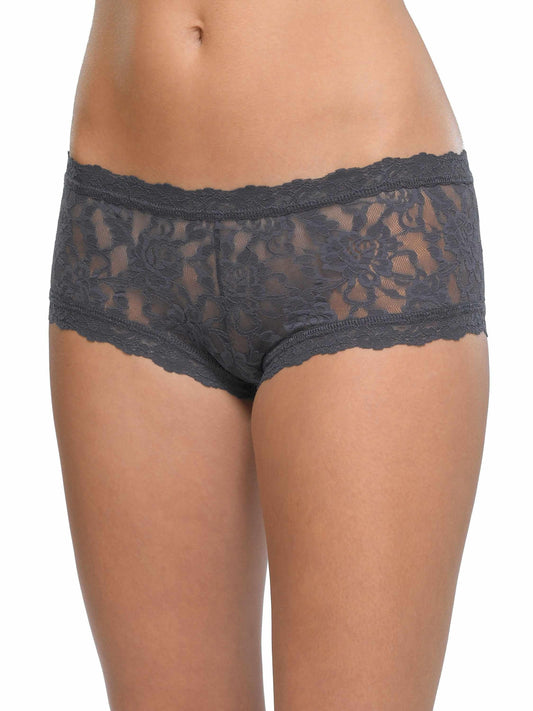 Signature Lace® Boyshort Granite Grey - Hanky Panky