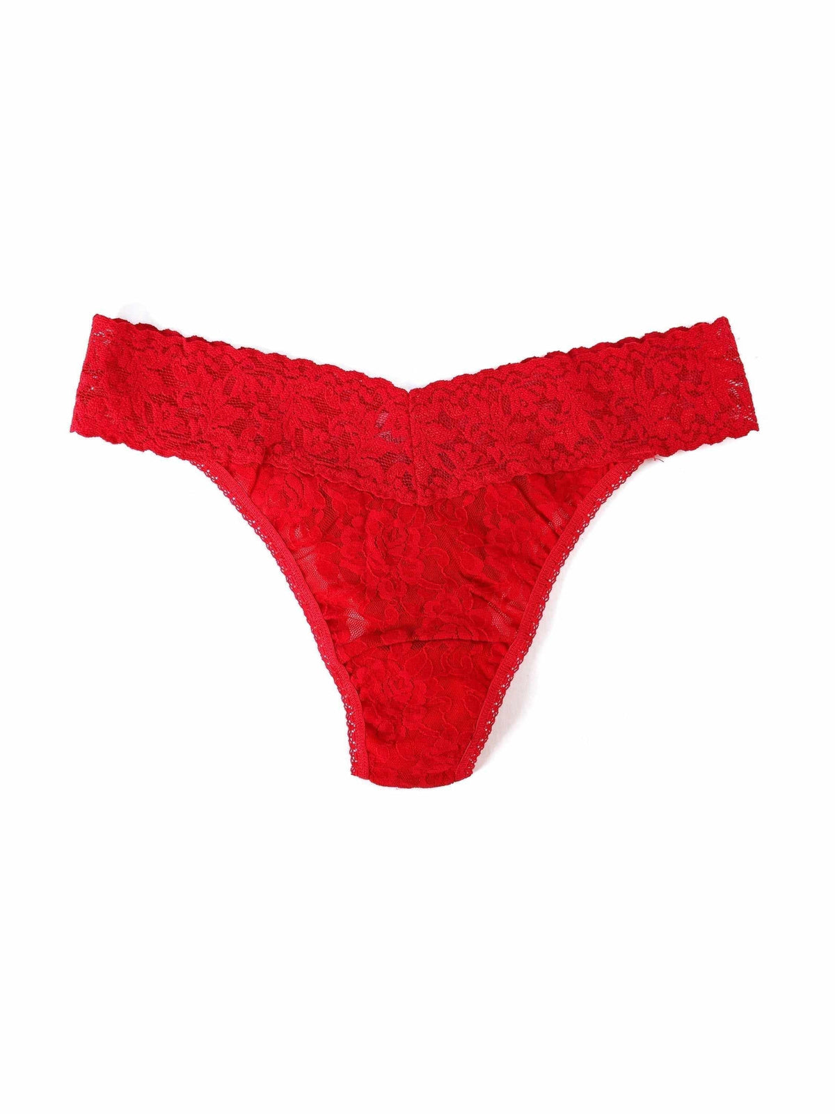 Signature Lace® Original Rise Thong Red - Hanky Panky