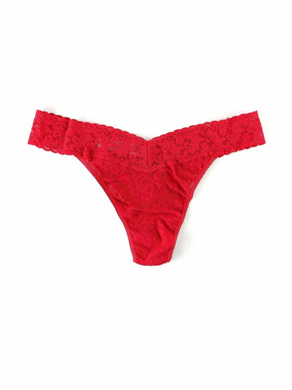 Signature Lace® Original Rise Thong Red - Hanky Panky