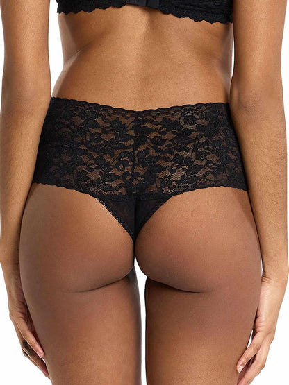 Retro Lace Thong Black - Hanky Panky