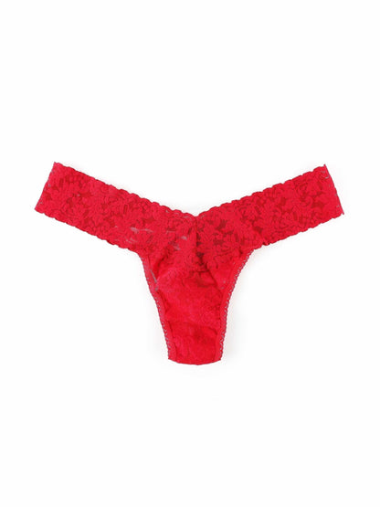 Signature Lace® Low Rise Thong Red - Hanky Panky