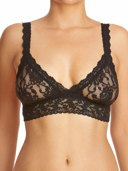 Black Lace Crossover Bralette - Hanky Panky