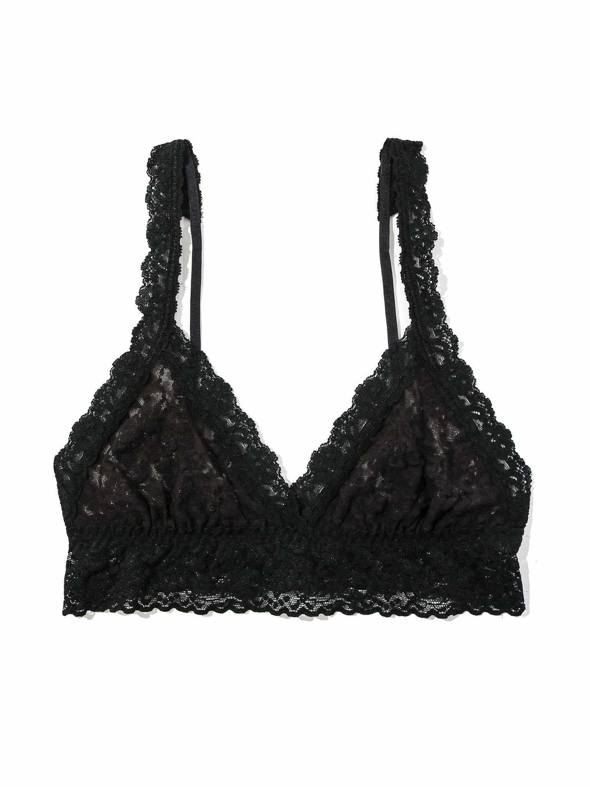 Black Lace Crossover Bralette - Hanky Panky