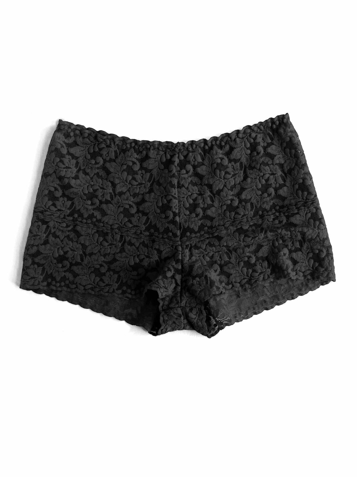 Retro Lace Hot Pant Black - Hanky Panky
