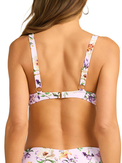Underwire Swim Top Fawning Flora Purple - Hanky Panky