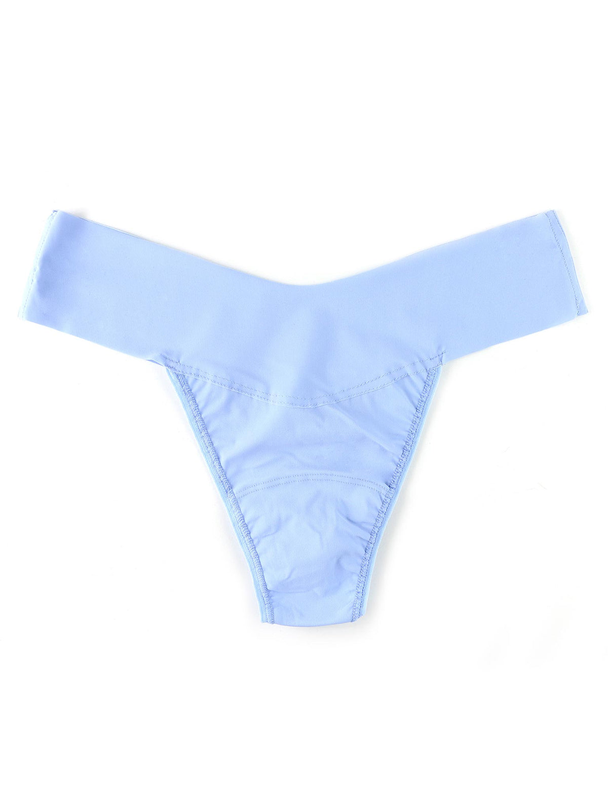 BreatheSoft™ Natural Rise Thong Fresh Air Blue - Hanky Panky