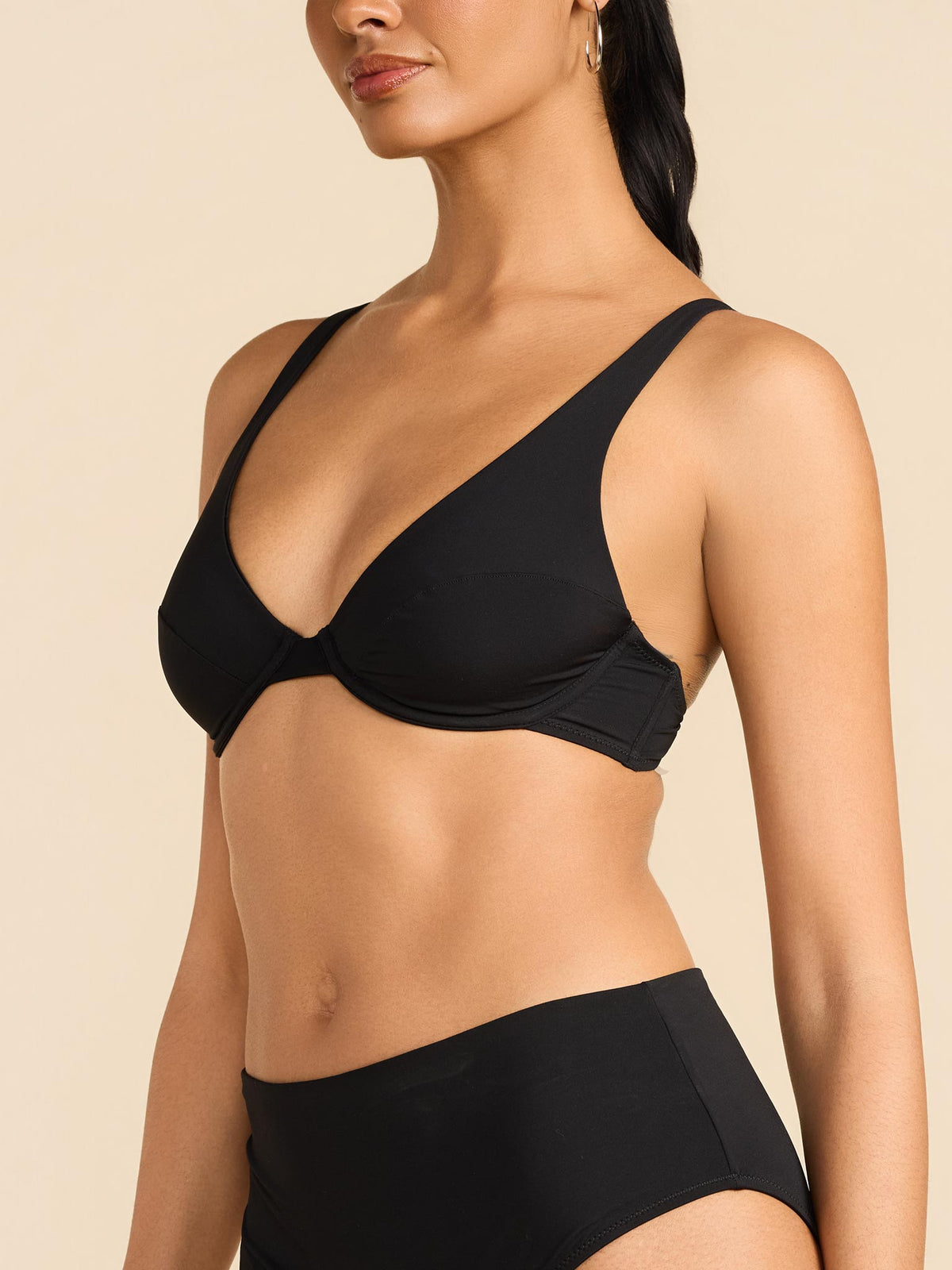 Underwire Swim Top Black - Hanky Panky