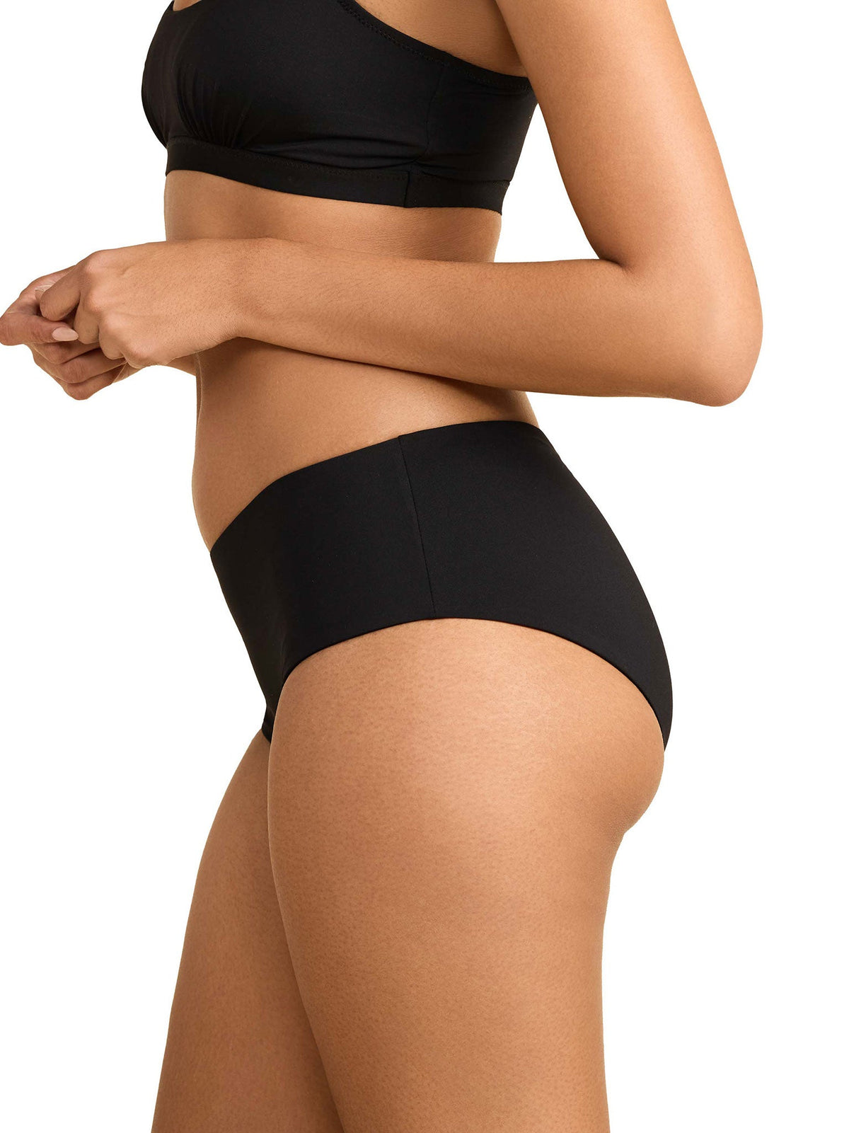 Swim High Rise Bottom Black - Hanky Panky