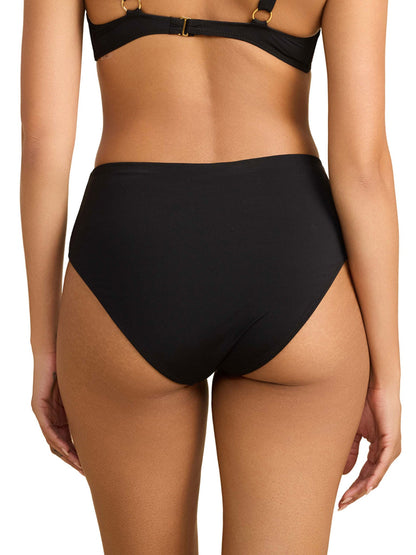 Swim High Rise Bottom Black - Hanky Panky