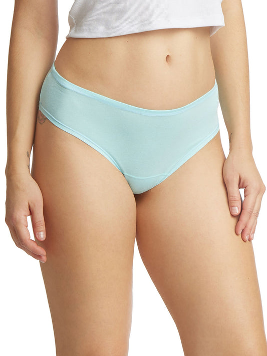 PlayStretch™ Natural Rise Thong Sky Dive Blue - Hanky Panky