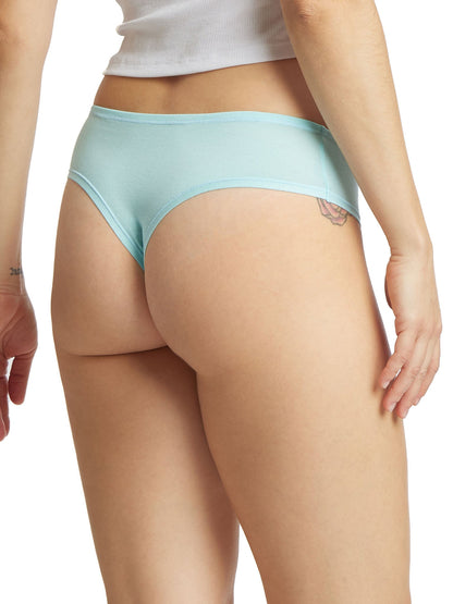 PlayStretch™ Natural Rise Thong Sky Dive Blue - Hanky Panky