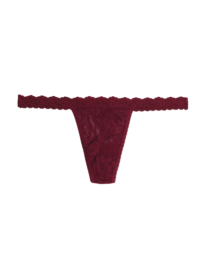 Signature Lace® G-String Dark Pomegranate Red - Hanky Panky