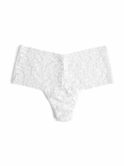 Retro Lace Thong White - Hanky Panky