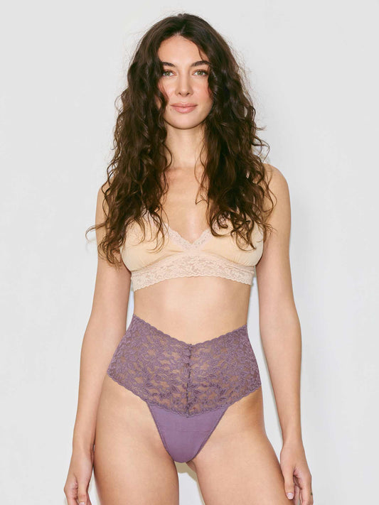 Supima® Cotton Retro Thong Dusk - Hanky Panky