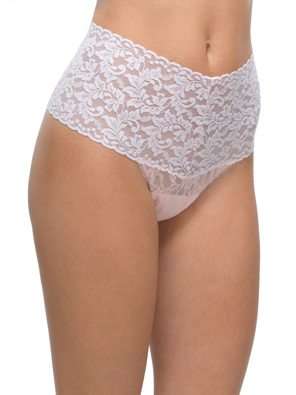 Retro Lace Thong Bliss Pink - Hanky Panky