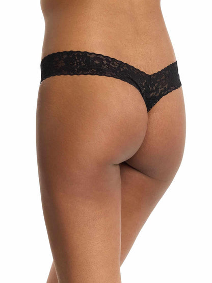DreamEase™ Low Rise Thong Black - Hanky Panky