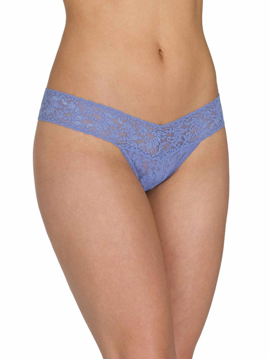 Signature Lace® Low Rise Thong Chambray - Hanky Panky