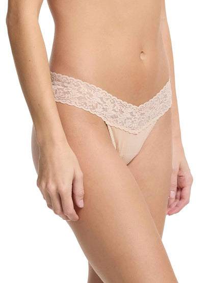 Supima® Cotton Low Rise Thong Chai - Hanky Panky