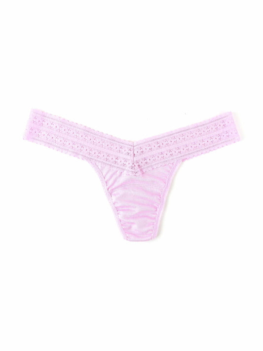 DreamEase™ Low Rise Thong Cotton Candy Pink - Hanky Panky