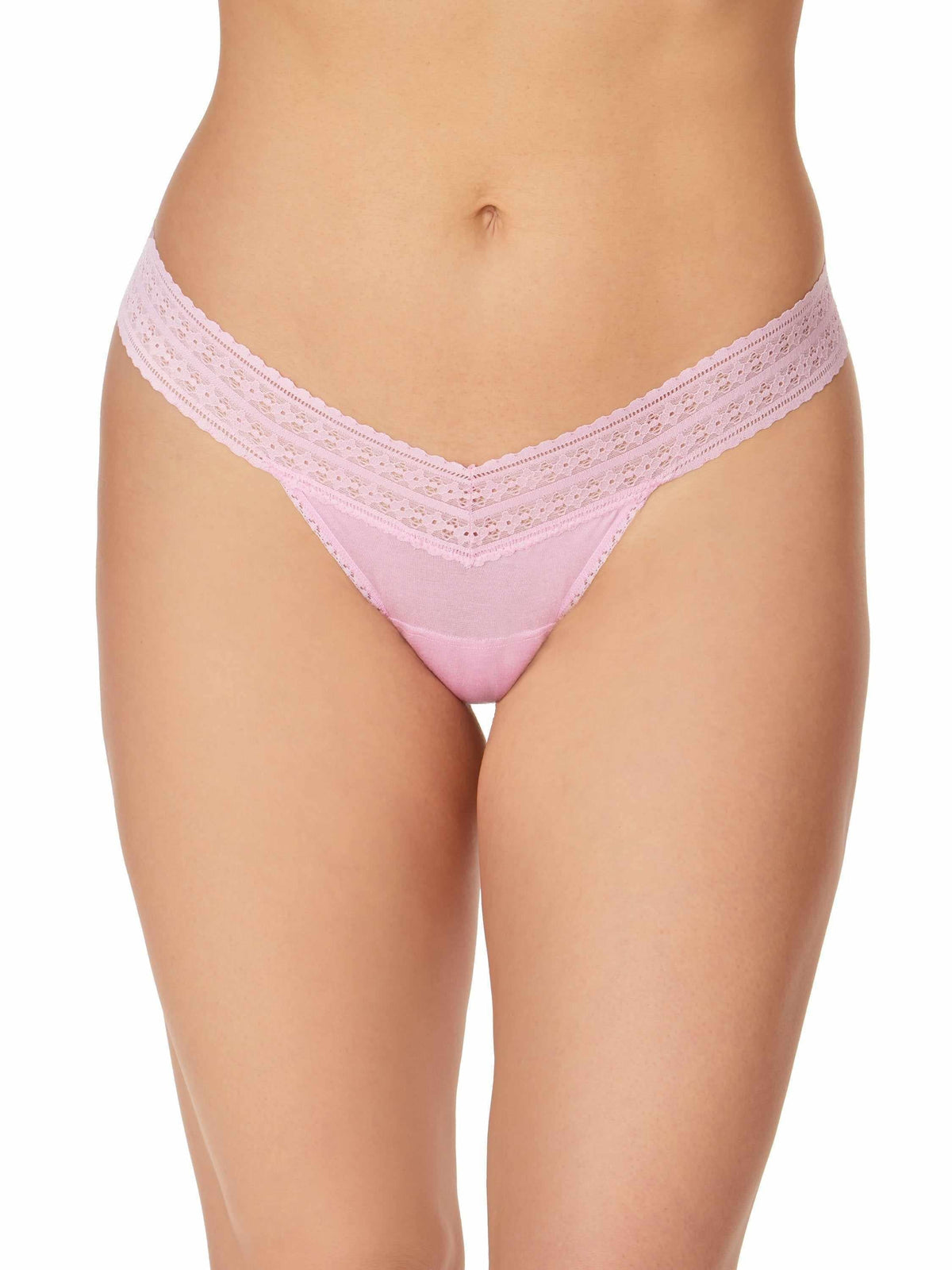 DreamEase™ Low Rise Thong Cotton Candy Pink - Hanky Panky