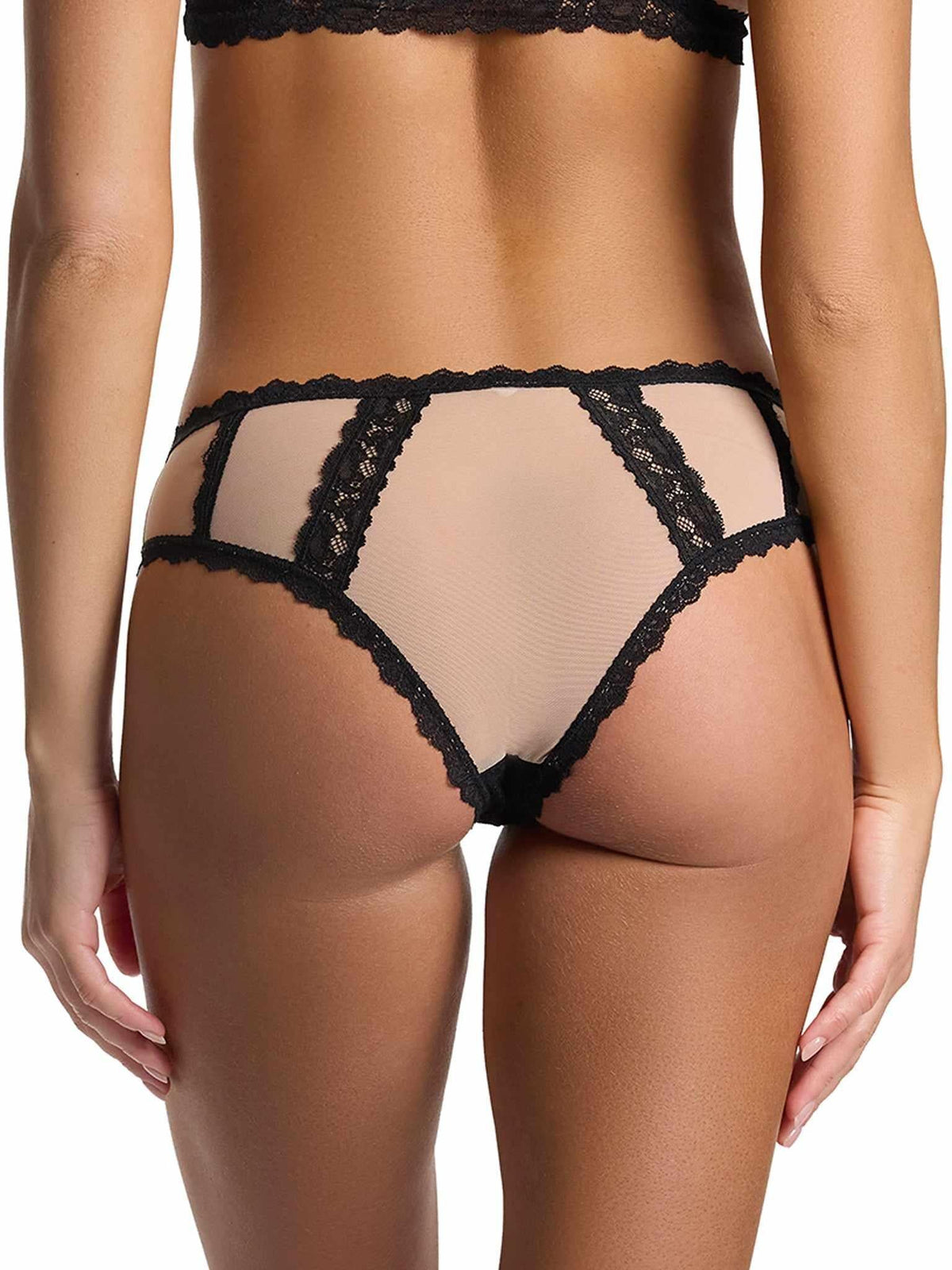 &oh™ Nude Illusion Crotchless Bikini - Hanky Panky