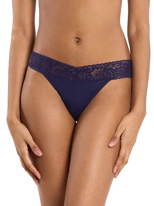 DreamEase™ Original Rise Thong Indigo Blue - Hanky Panky