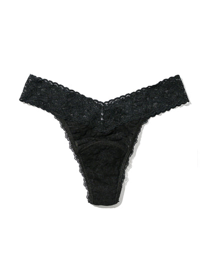 Signature Lace® Leakproof Original Rise Thong Black - Hanky Panky