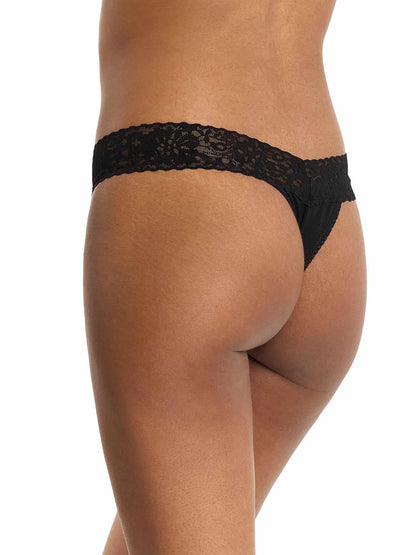 DreamEase™ Original Rise Thong Black - Hanky Panky