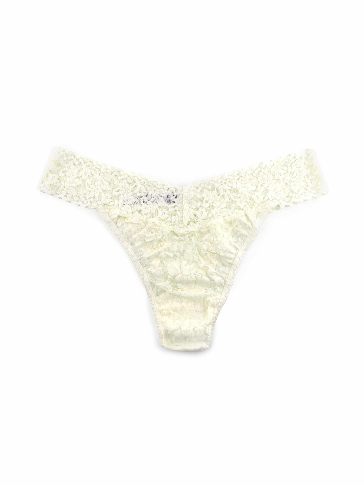 Signature Lace® Original Rise Thong Marshmallow - Hanky Panky