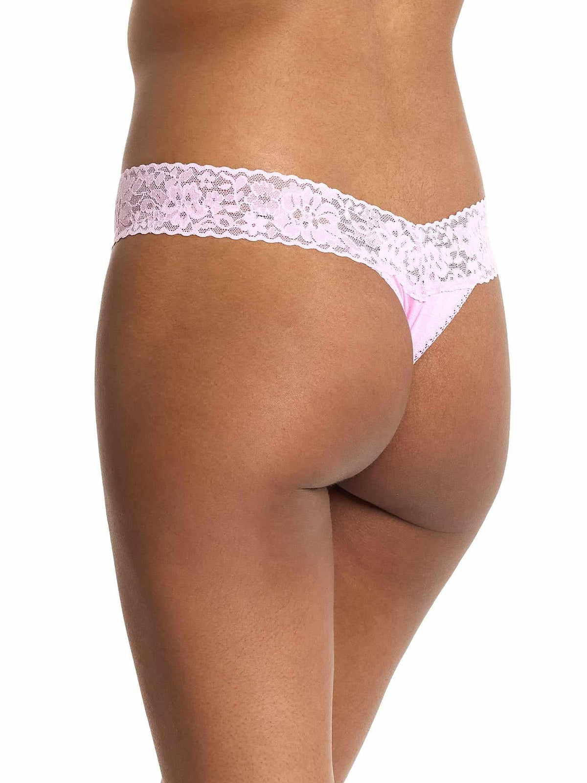 DreamEase™ Original Rise Thong Cotton Candy Pink - Hanky Panky