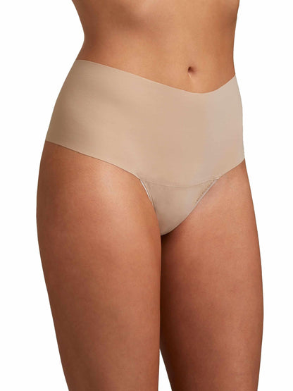 BreatheSoft™ High Rise Thong Taupe - Hanky Panky