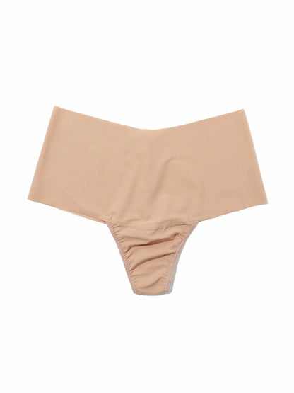BreatheSoft™ High Rise Thong Taupe - Hanky Panky