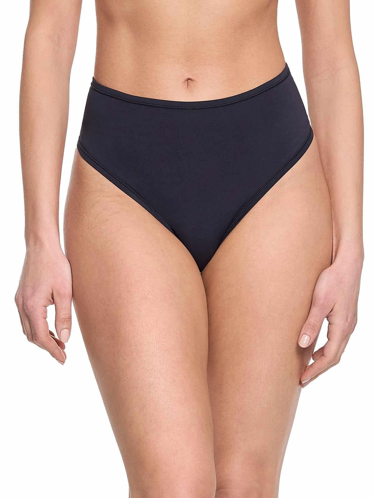 YourFit™ High Rise Thong Black Sale - Hanky Panky