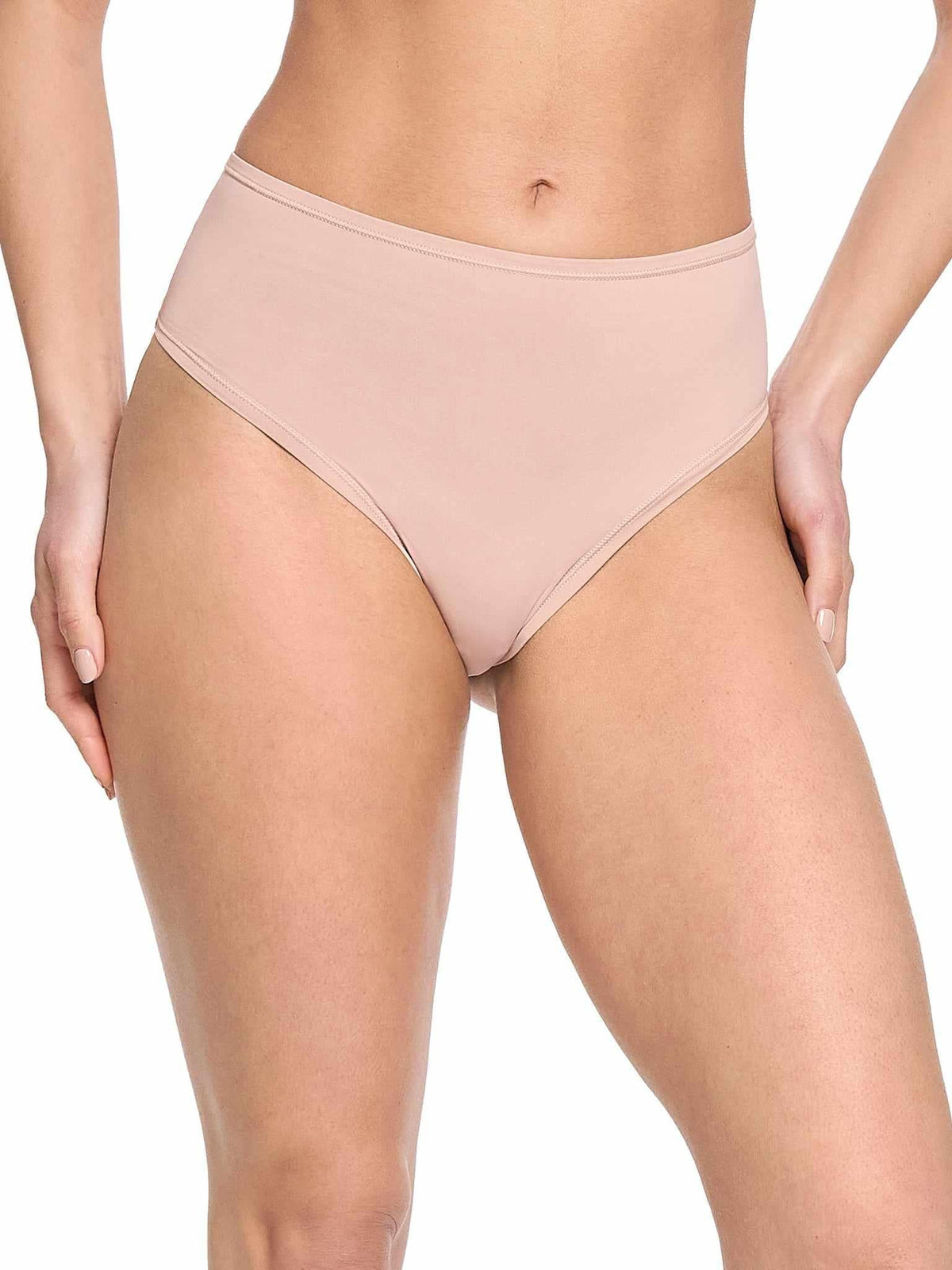 YourFit™ High Rise Thong Almond Milk Neutral Sale - Hanky Panky