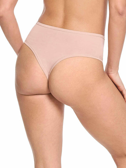 YourFit™ High Rise Thong Almond Milk Neutral Sale - Hanky Panky